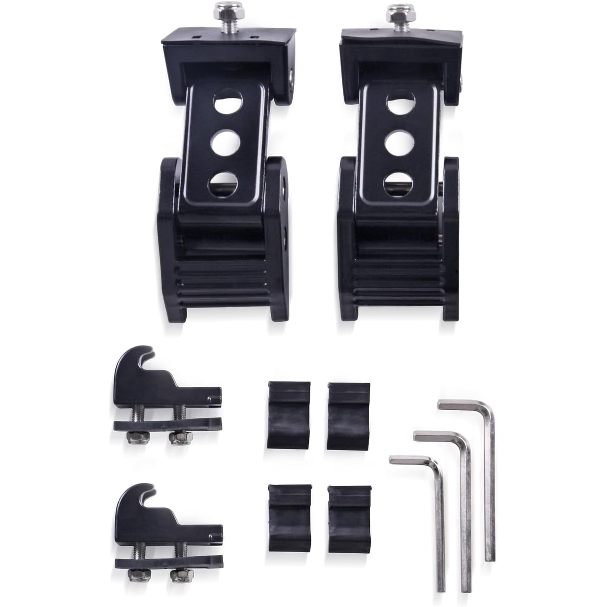 GOCPB Hood Latches Set of 2 for 2007-2024 Jeep Wrangler JK JL JT Aluminum