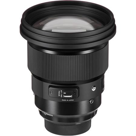 Sigma - Art 105mm f/1.4 DG HSM Telephoto Lens for Nikon F - Black