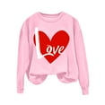 thumbnail image 5 of SHE IS Sweatshirts for Women No Hood Womens Oversized Sweatshirts No Hood Crop Sweatshirts for Women Zip Womens Long Sleeve Tops Casual Loose Fit My Orders Placed, 5 of 6