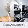 thumbnail image 4 of Mini humidificador personal para automóvil, dormitorio, humidificador ultrasónico portátil de vapor frío para plantas con longitud ajustable, variedad de contenedores, silencioso,, 4 of 8