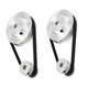 thumbnail image 1 of 2Set 2GT Synchronous Wheel 20 60 Teeth Bore Aluminum Timing Pulley GT2 Timing Belt Pulley System, 1 of 5