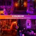 thumbnail image 2 of Luces navideñas para Halloween, VTECHOLOGY, 20 m, 200 LED, color morado y naranja, 2 of 9