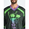 thumbnail image 5 of Invader Zim Men's & Big Men's Graphic Hockey Jersey with Long Sleeves, Sizes XS-3XL, 5 of 5