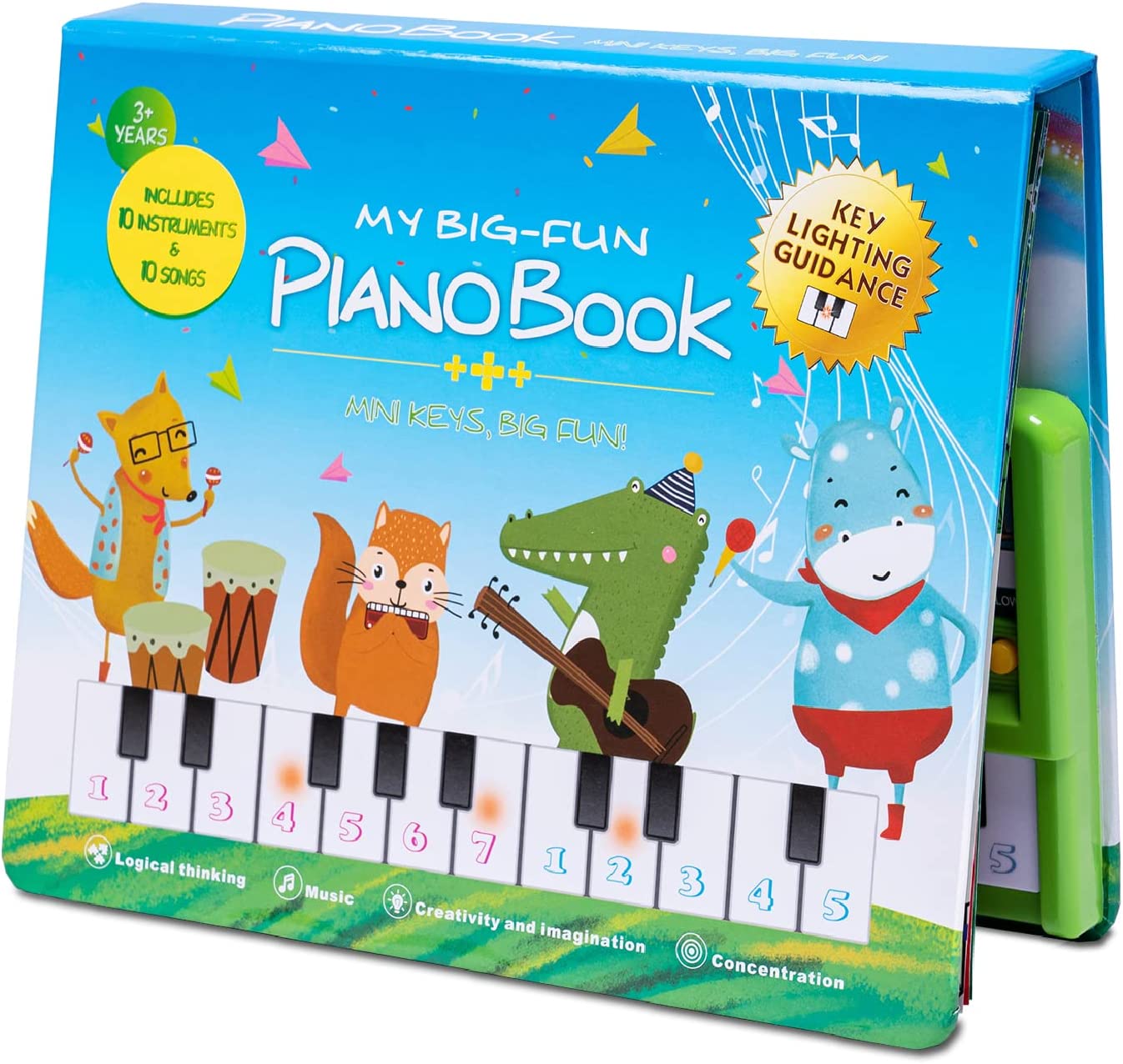 XTeduToys Toddler Toys Piano Keyboard with Book Educational Musical