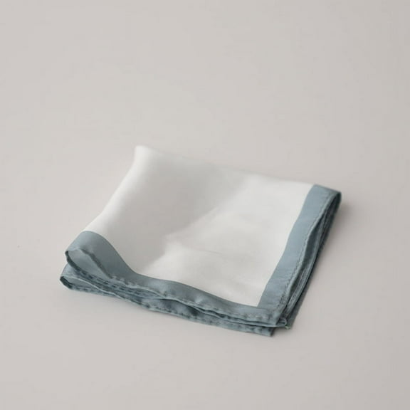 Namzi Men's Pocket Squares Handkerchiefs for Wedding Party Business Casual 9.44*9.44 inch-Grey