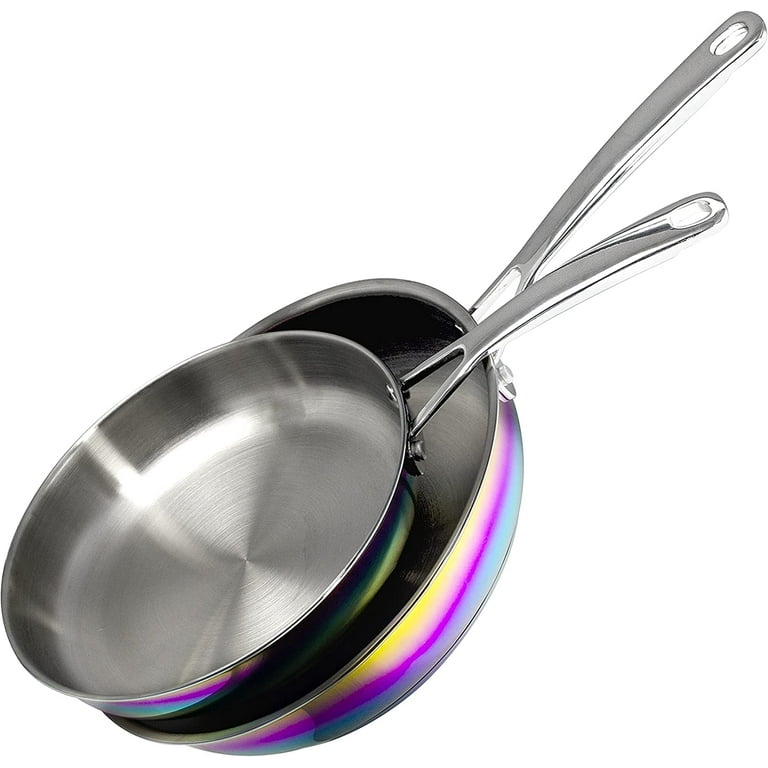 The Magical Kitchen Collection - Iridescent Rainbow Cookware Set - Premium Heavy  Duty Stainless Steel and Titanium Pots & Pans Set - Rust Proof, Induction  Stove & Oven-Safe (10 Piece) - Yahoo Shopping