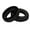 Black, variant on 1Pair Silicone Ear Cups for Space Headphones Washable Silicone Earpads Ear Cushions