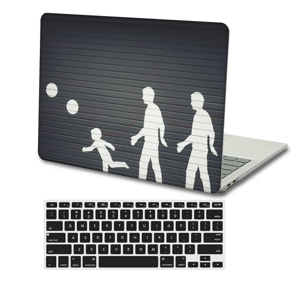 KSK KAISHEK Protective Case Hard Cover Only Compatible New MacBook Air 13 inchs( Retina Display Touch ID, 2022 - 2018) + Black Keyboard Cover Model A2337 m1 A2179 A1932, USB Type-C Painting A 0040