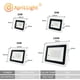 thumbnail image 4 of Foco LED RGB IP68, iluminación exterior impermeable, 20 W, 30 W, 50 W, 100 W, luz de control remoto, color de luz, reflector para decoración de jardín., 4 of 5