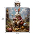 thumbnail image 2 of Easter Canvas Picnic Mat - Waterproof Outdoor Blanket - Large Portable Mats with Travel Bag for Picnics and Family Gatherings - Foldable, Easy to Clean, and Durable Design, 2 of 6