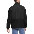 thumbnail image 2 of Eddie Bauer Men’s Lightweight Mixed Media Fleece Jacket, Full Zip (BLACK/X-LARGE), 2 of 5