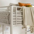 thumbnail image 4 of Pemberly Row Metal 2 Integrated Ladders Full Loft Bed in White, 4 of 13