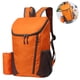 thumbnail image 1 of 1 mochila plegable ligera de 20 l, pequeña mochila de senderismo plegable para viajes, camping, vacaciones al aire libre, color naranja, 1 of 8