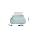 thumbnail image 3 of Leather Tissue Box for Living Room & Bedroom - Pull-Out Design Desktop Organizer with Stylish Home Decor, 3 of 6