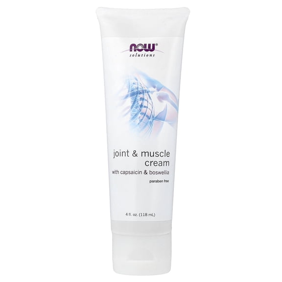 NOW Foods Solutions, Joint and Muscle Cream, 4 fl oz (118 ml)