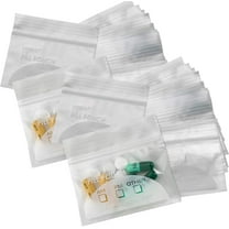 MEDca Pill Pouch Bags – 400 Pack, 3" x 2.75", BPA-Free Zip Lock Bags