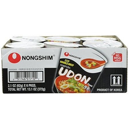 NongShim Cup Noodle Soup Tempura Udon 2.1 Ounce (Pack of