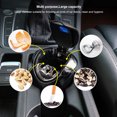 thumbnail image 3 of Portable Car Ashtray, LED Blue Light Car  Tray Smokeless Smoke Diffuser  For Car, 3 of 8