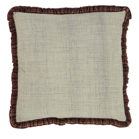 VHC Brands Abilene Star Fabric Euro Sham 26x26 Country Bedding Accessory, Tan