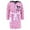Pink, variant on Textiel Trade Girl's Kuromi Hoodie Bath Robe