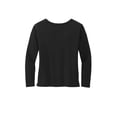 thumbnail image 4 of MERCER+METTLE Women's Stretch Drop Shoulder Pullover | Lightweight Knit Sweater, Long Sleeve Crewneck for Work & Casual Wear - Deep Black S, 4 of 4