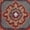 Rust/Ivory Gray, variant on Safavieh Pyramid Caiden Medallion Area Rug, Gray/Ivory/Rust, 4'5" x 6'5"