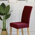thumbnail image 4 of Skksst Washable Dining Chair Slipcover Textured Seat Protector Banquet Home Solid Cover, Set of 8, 4 of 7