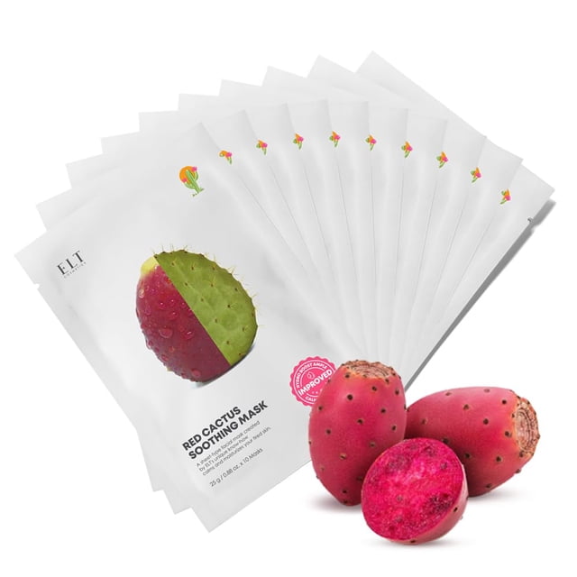 Mascarillas ELT Extracto de cactus rojo 25g 10 unidades