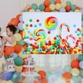 thumbnail image 4 of Toyvian Birthday Party Backdrop Photo Background Multi-Color Vinyl Cloth for Kids Celebration 1 Set, 4 of 5