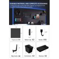 thumbnail image 2 of Organizador de pared con tablero perforado Zestify Revamp Your Space, color negro, 2 of 6