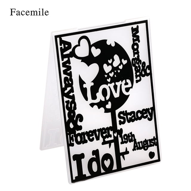 Zootealy Embossing Folder for Cake Decoration and DIY Projects - Style 9, Plastic Material, Compatible with Die-Cutting Machines