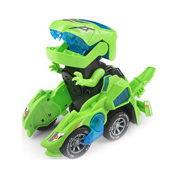 Jouet de Voiture Déformation Dinosaure Chariot Lumière Musical Élastique HG-788 Roue Universelle Dinosaures Voitures Jouets pour Enfant