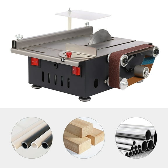 Miumaeov Mini Table Saw Multifunctional Electric Woodworking Cutting Tool Circular Blade Bench Saw