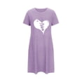 thumbnail image 4 of Juslio Women Nightgowns Plus Size Comfortable Short Nightgowns, 4 of 4