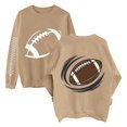 thumbnail image 2 of XIYON Womens Sweatshirts Funny Graphic Sweatshirt Casual Cozy Crewneck Long Sleeve Pullover Top for Fall Winter, 2 of 6