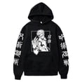 thumbnail image 2 of Sudadera con capucha de anime japonés, forro polar, unisex, ropa deportiva informal, 2 of 5