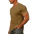 thumbnail image 5 of Yifymode Men's V Neck T-Shirt Short Sleeve Chest Pocket Soft Lightweight Casual Daily Wear Tees for Men, 5 of 10