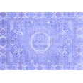 thumbnail image 1 of Ahgly Company Indoor Rectangle Oriental Blue Traditional Area Rugs, 2' x 5', 1 of 4