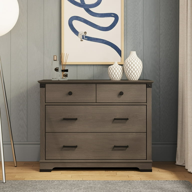3 drawer dresser gray discount