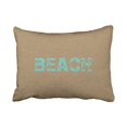 thumbnail image 1 of RYLABLUE Rectangle Throw Pillow Covers Chic Shabby Vintage Beach Jute Nautical Shabby Decor Pillowcases Polyester 20 x 30 Inch With Hidden Zipper Home Sofa Cushion Decorative Pillowcase, 1 of 1
