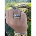thumbnail image 3 of San-Franc - 4 Carat Double Shape Oval and Emerald Diamond Eternity Band, 3 of 6