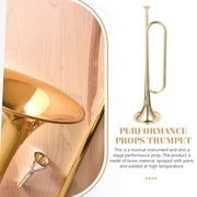 Kids Trumpet Instruments Brass Student Child Golden