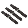 thumbnail image 2 of 3 Sets PU Leather Snap Toggle Closure Sew Black Sew on Duffle Jacket Buckle Coffee, 2 of 9