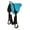 Turquoise, variant on Horse Western Suede Neoprene Anti-Slip Bareback Saddle Pad Stirrups 39187RD
