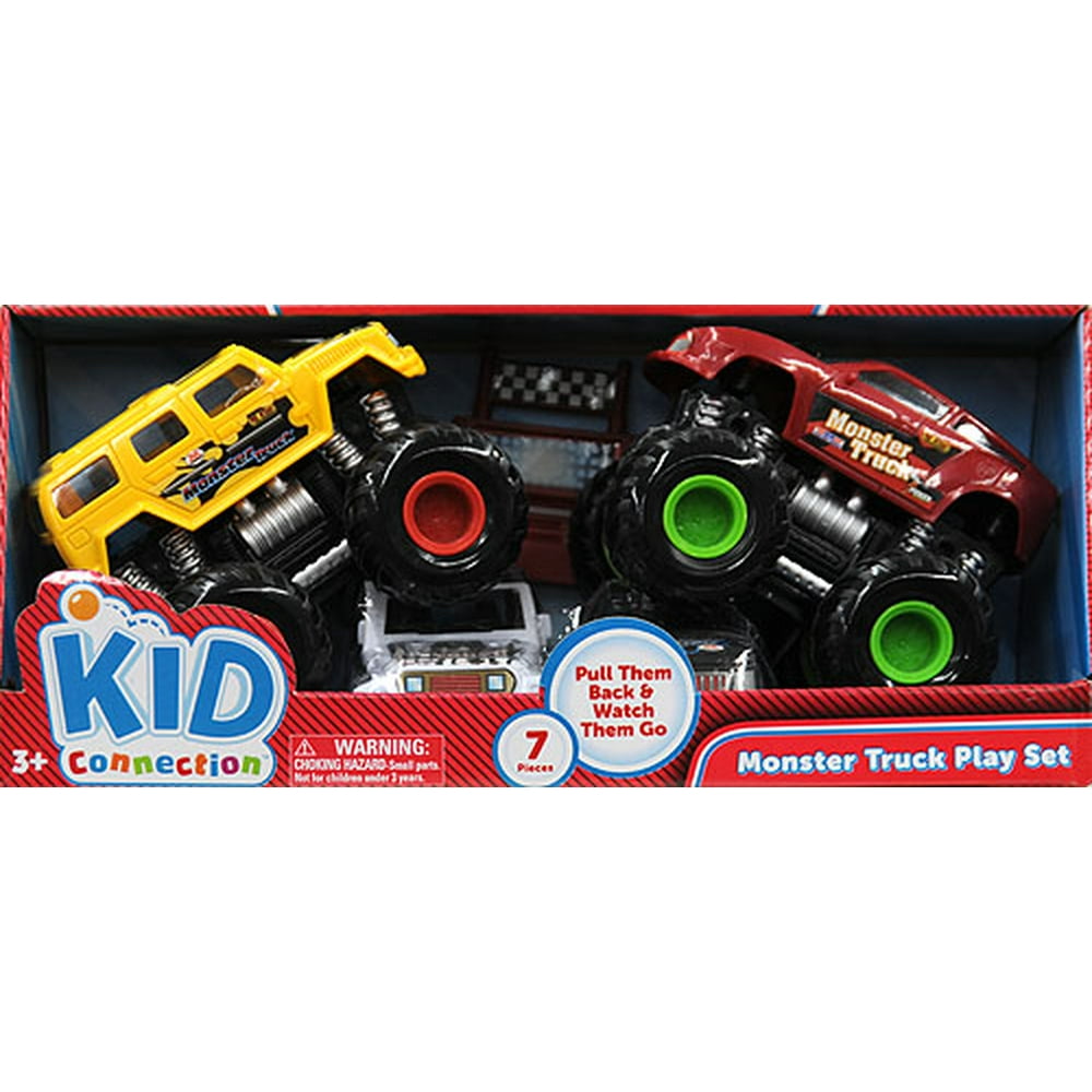 Kid Connection Yellow & Red Monster Truck Play Set