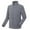 Gray, variant on ZCFZJW Mens Thick Warm Sherpa Fleece Jackets Casual Full Zip up Long Sleeve Stand Collar Pullover Sweater Tops Winter Thermal Outwear Coat with Pockets Blue S