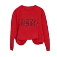 thumbnail image 6 of Sexlip Womens Long Sleeve Sweatshirt Rihanna Letter Print Design Soft Fabric Comfortable Silhouette for Casual Wear Red XXL, 6 of 6
