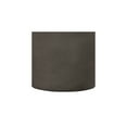 thumbnail image 2 of Grey Concrete Planter - Modern Indoor/Outdoor Accent Pot - Black Detail, 2 of 6