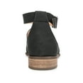 thumbnail image 4 of Journee Womens Loreta Buckle Square Toe Loafer Flats, Widths Available, 4 of 10