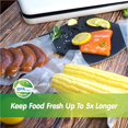 thumbnail image 3 of Bbaoo Vacuum Sealer Bags 200 Pint 6"x10" for Food Saver, Commercial Grade Freezer Bags, Food Vac Bags for Storage, Seal a Meal, BPA Free, Meal Prep or Sous Vide, 3 of 7